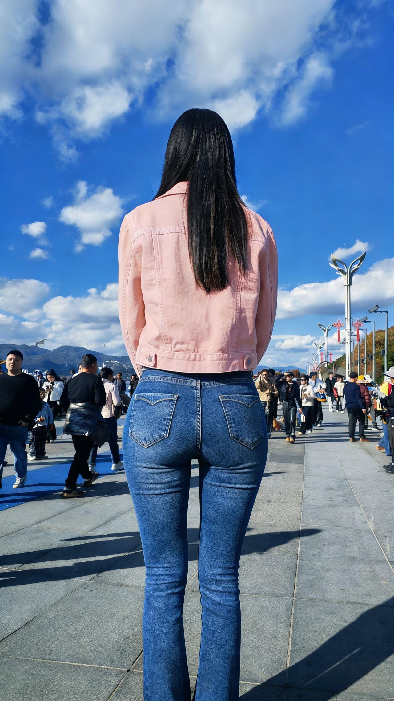 牛仔裤 海埂大坝 滇池海埂大坝 我会一直顺 好想好想谈恋爱