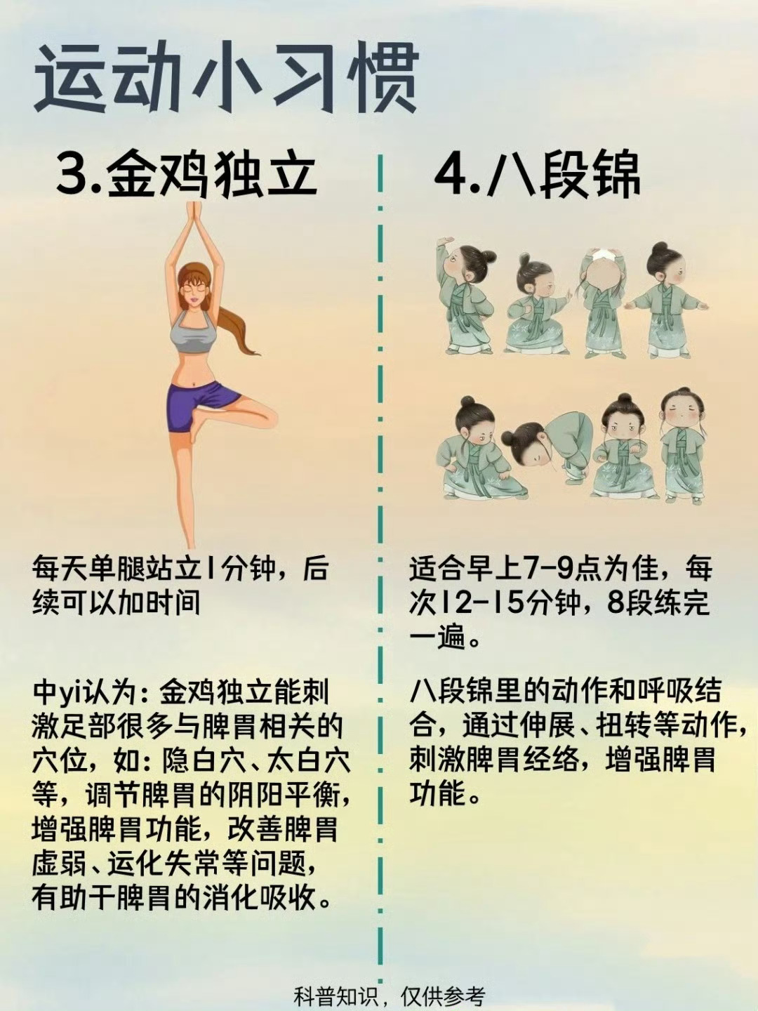 学会这些运动小习惯，脾胃虚弱不再有 