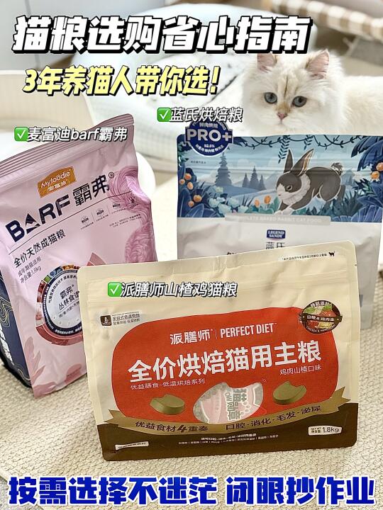 养猫人必看｜3款热门猫粮测评 看完不踩雷！