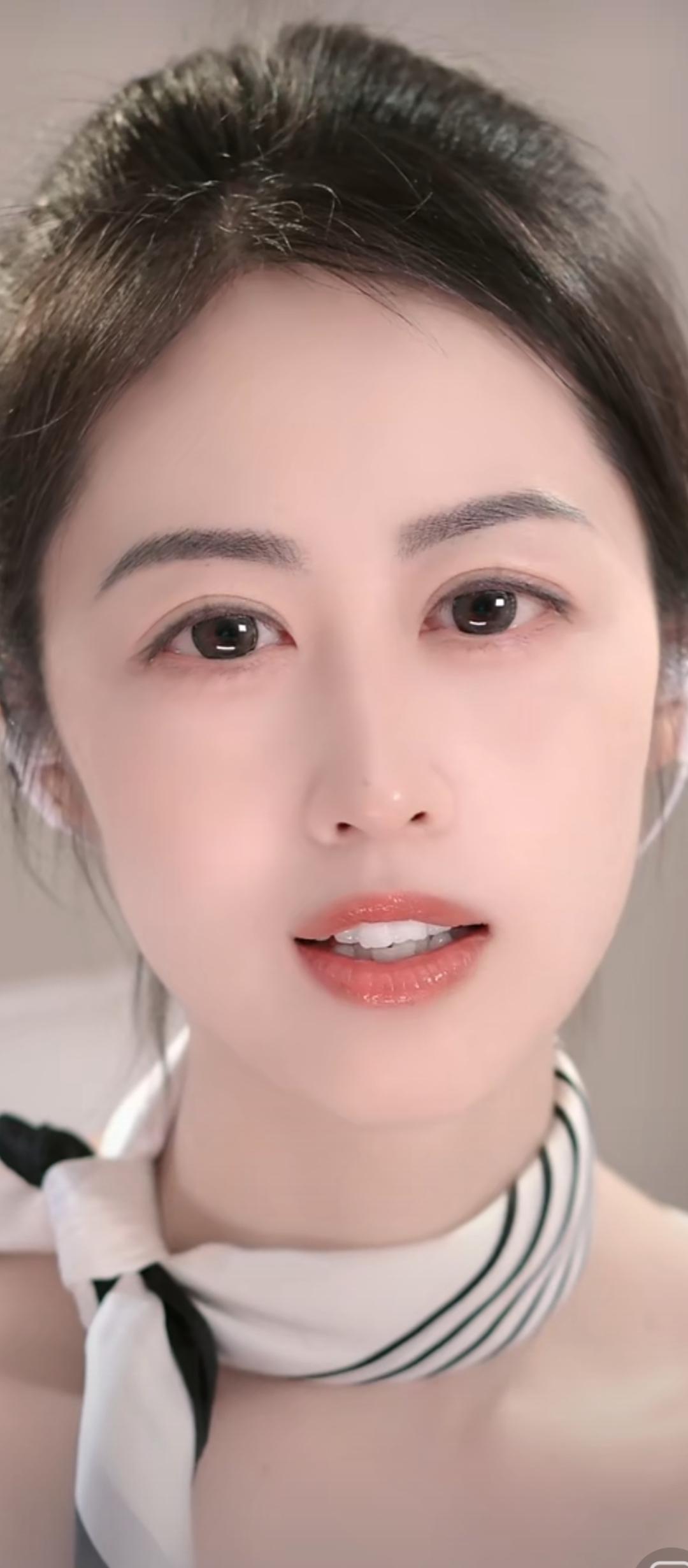 清新自然妆容，甜美少女风！