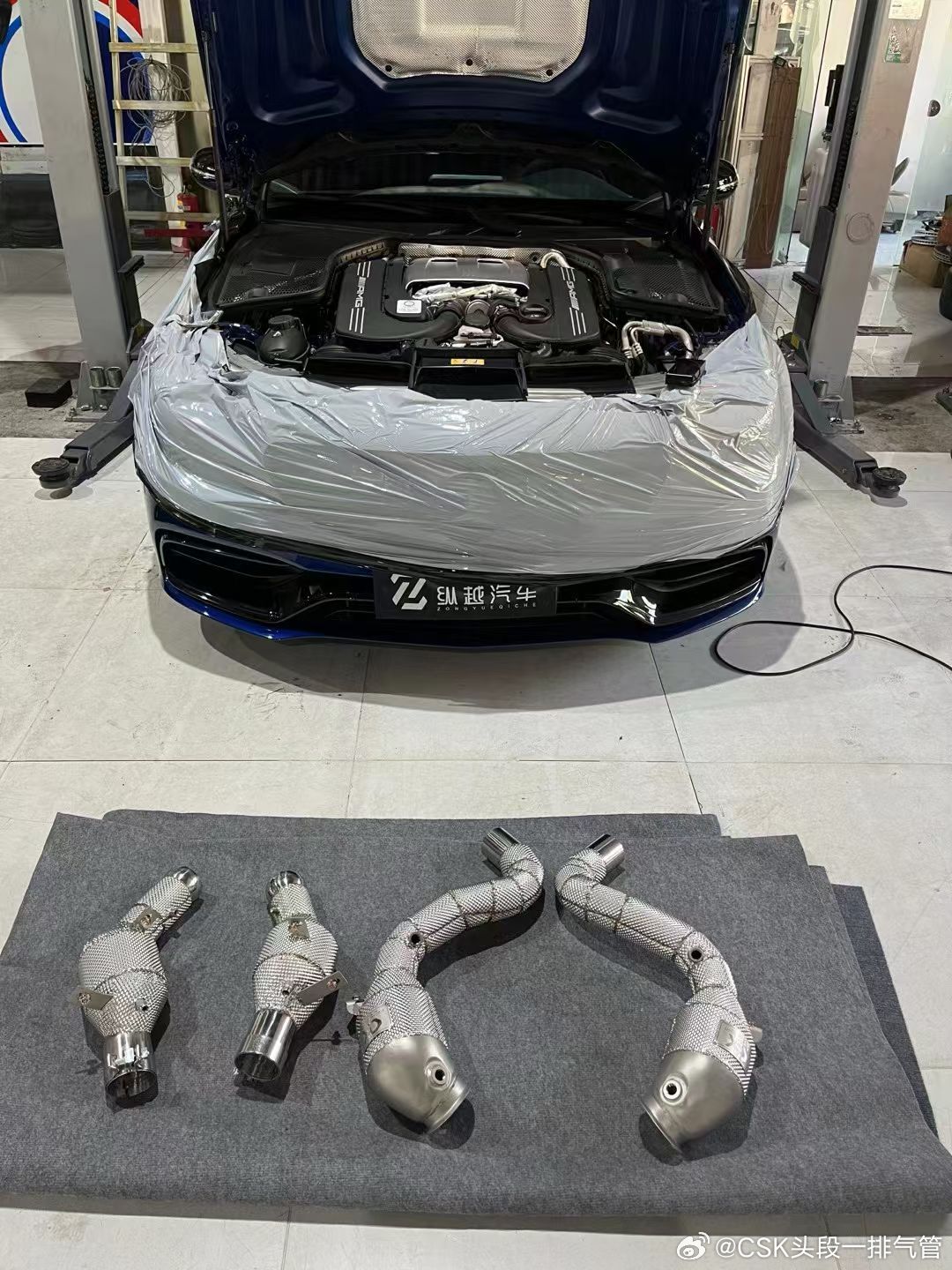 装车案例·分享2️⃣波 W205奔驰C63 4.0T · CSK头段  动力性能