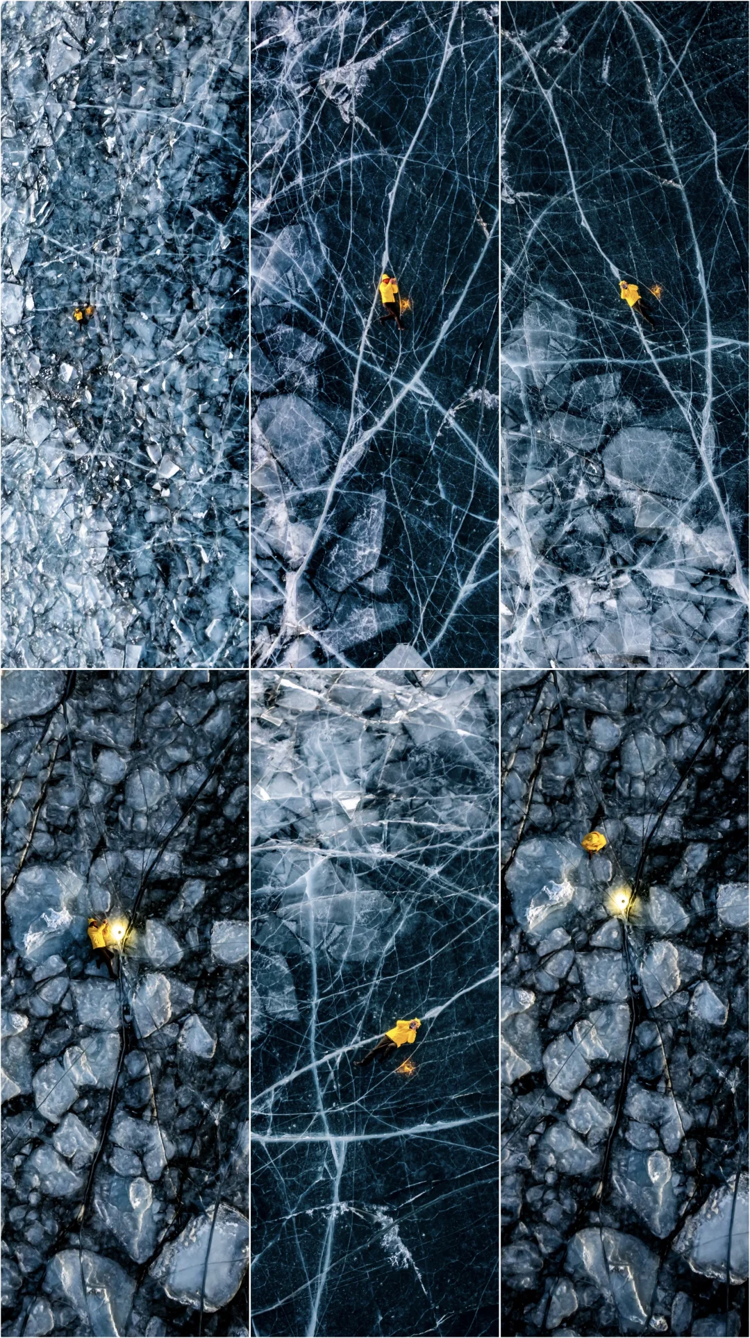 极致，普莫雍错的冰裂~