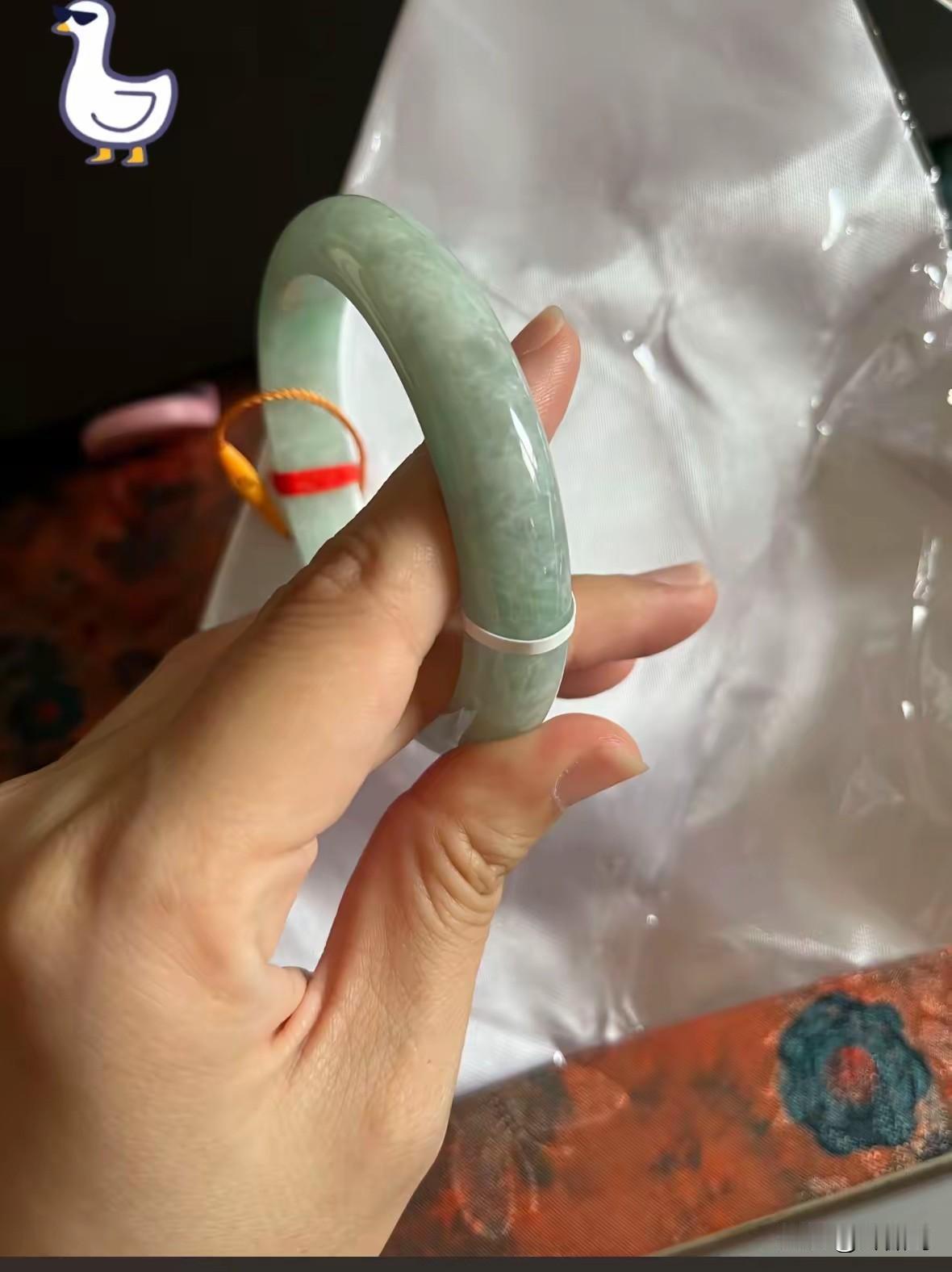 豆糯种，绿色底，朋友说9000，是不是高了？

大家说，所谓朋友不赚钱是不可能的