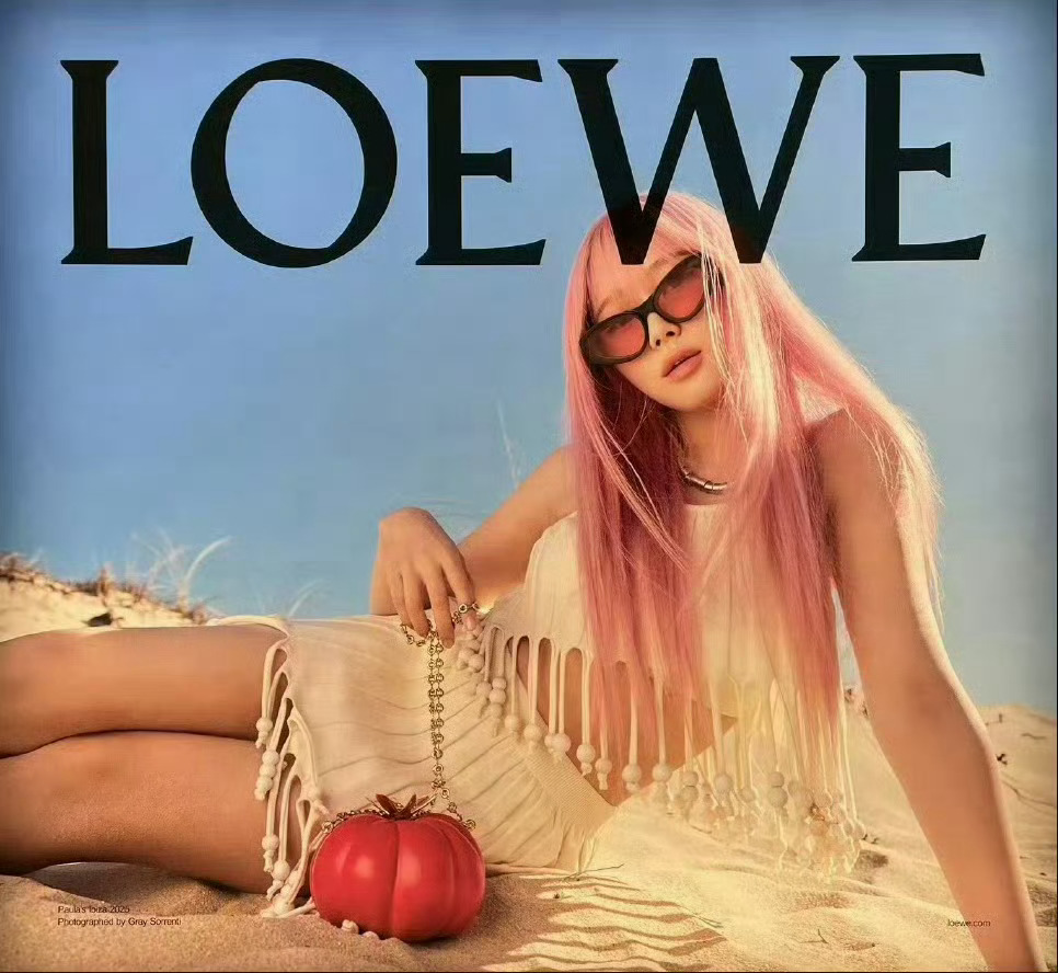 Giselle内永枝利 × LOEWE罗意威广告！出镜LOEWE罗意威180周年