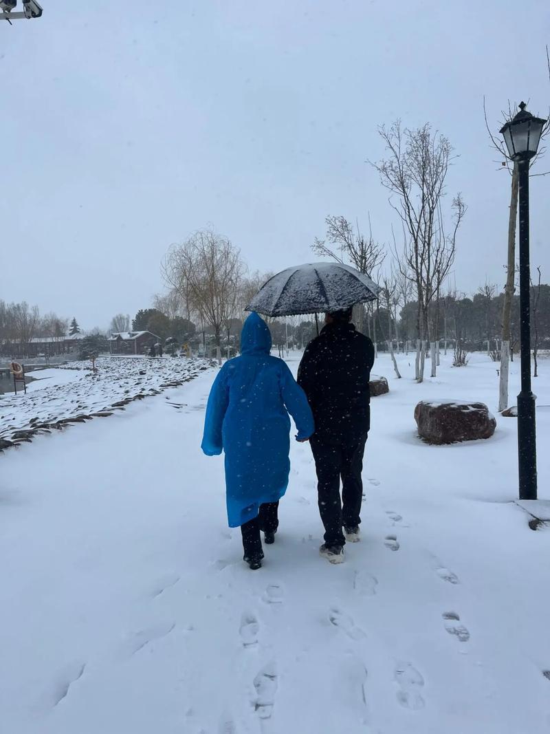 寒冬雪落，天地铺银，路滑难行，老年朋友们请多加小心，合理安排时间，安全第一，劳逸