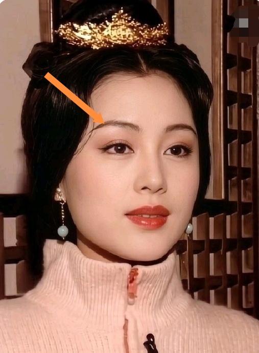 发现陈红年轻的时候，画这种弯弯细细的眉形真的特别好看，特别契合她的气质，不得不说