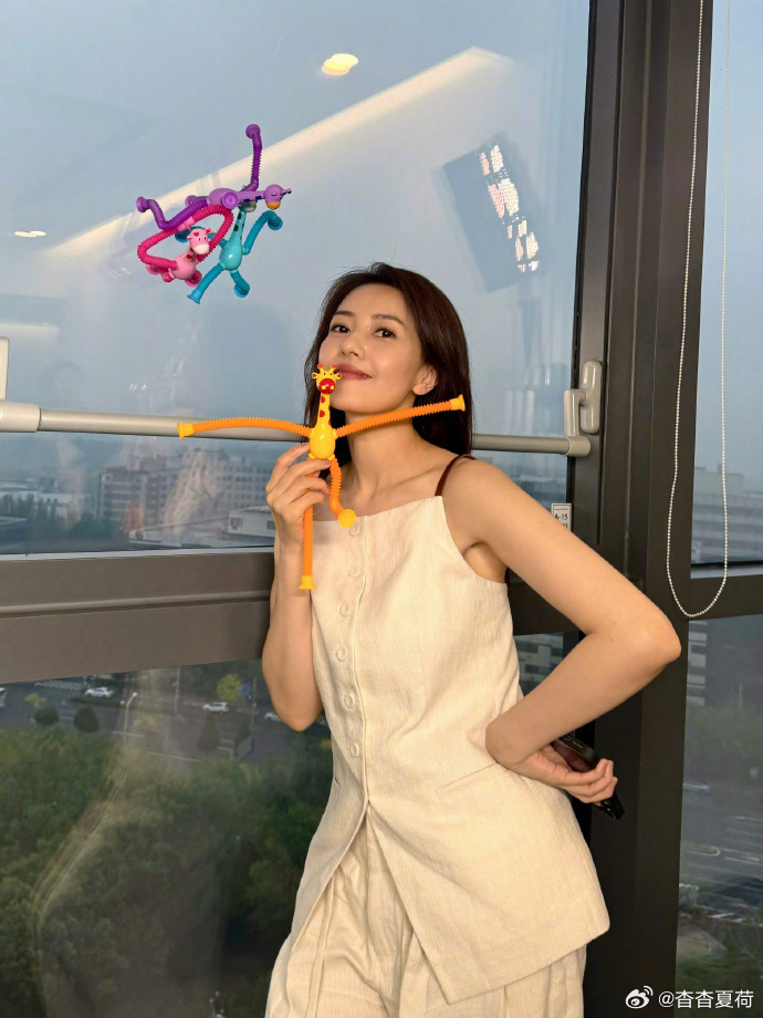 高圆圆的长颈鹿是从两元店淘的吧感觉这个长颈鹿好像是被赋予了不一样的情感，毕竟这可