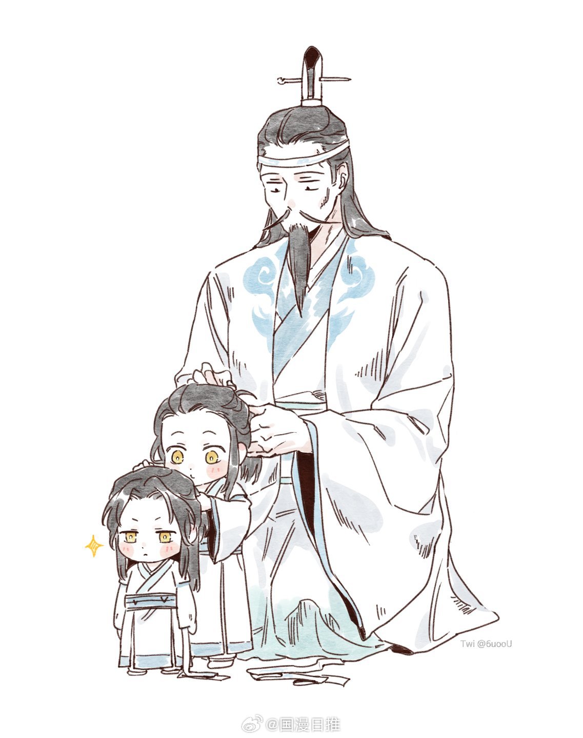 魔道祖师 嗨呀～叔侄三个好可爱x:6uoou 