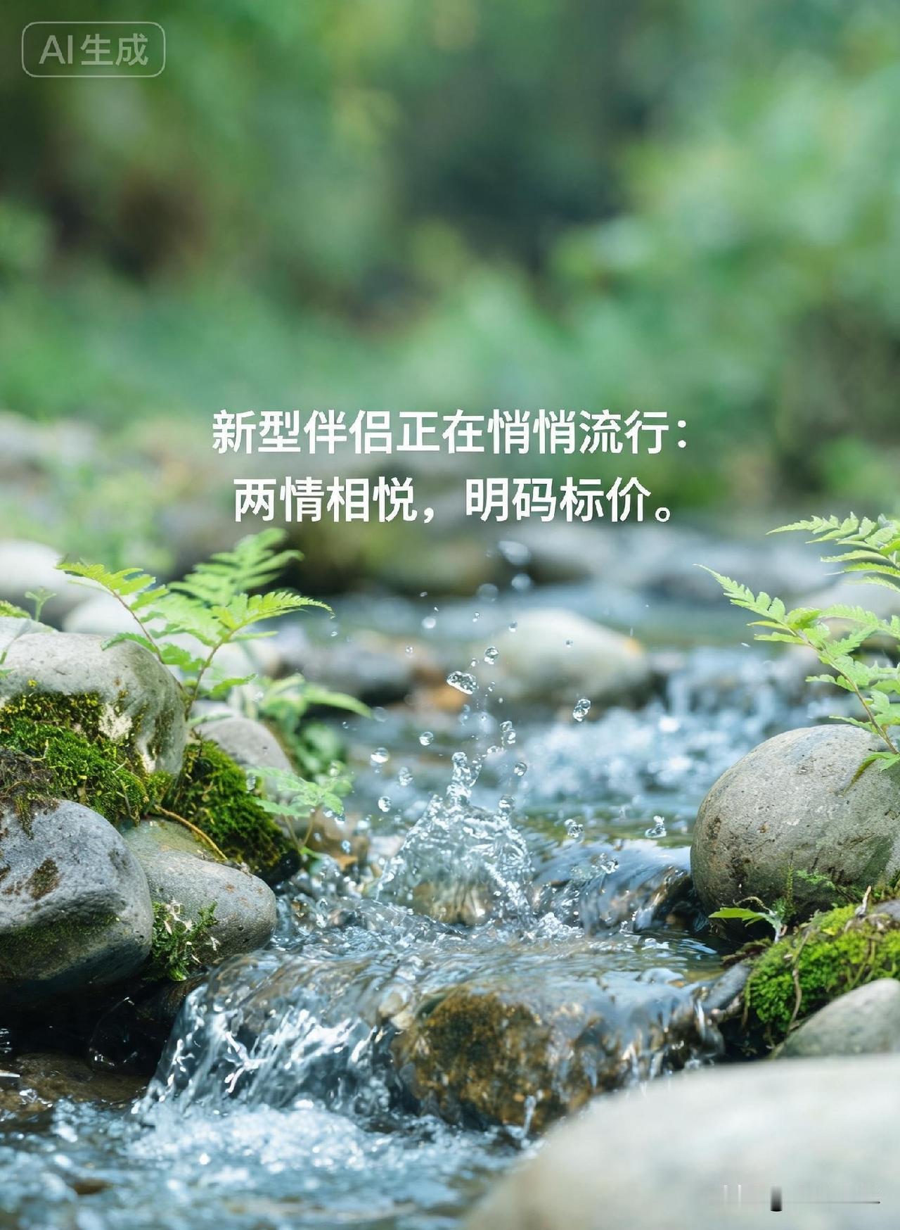 新型伴侣正在悄悄流行：两情相悦，明码标价。

社会学家说，"判断一段关系是否成熟