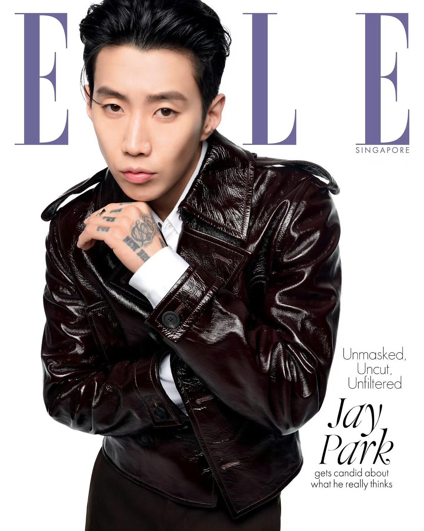 朴宰范✖️ELLE Singapore 十月刊封面大片 ​​​