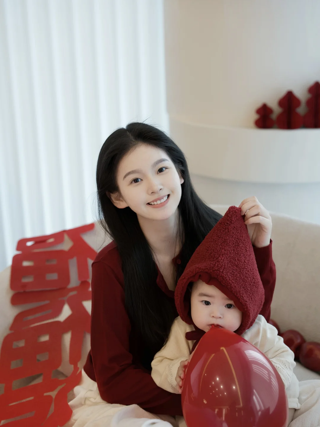 和小宝贝过的第一个新年