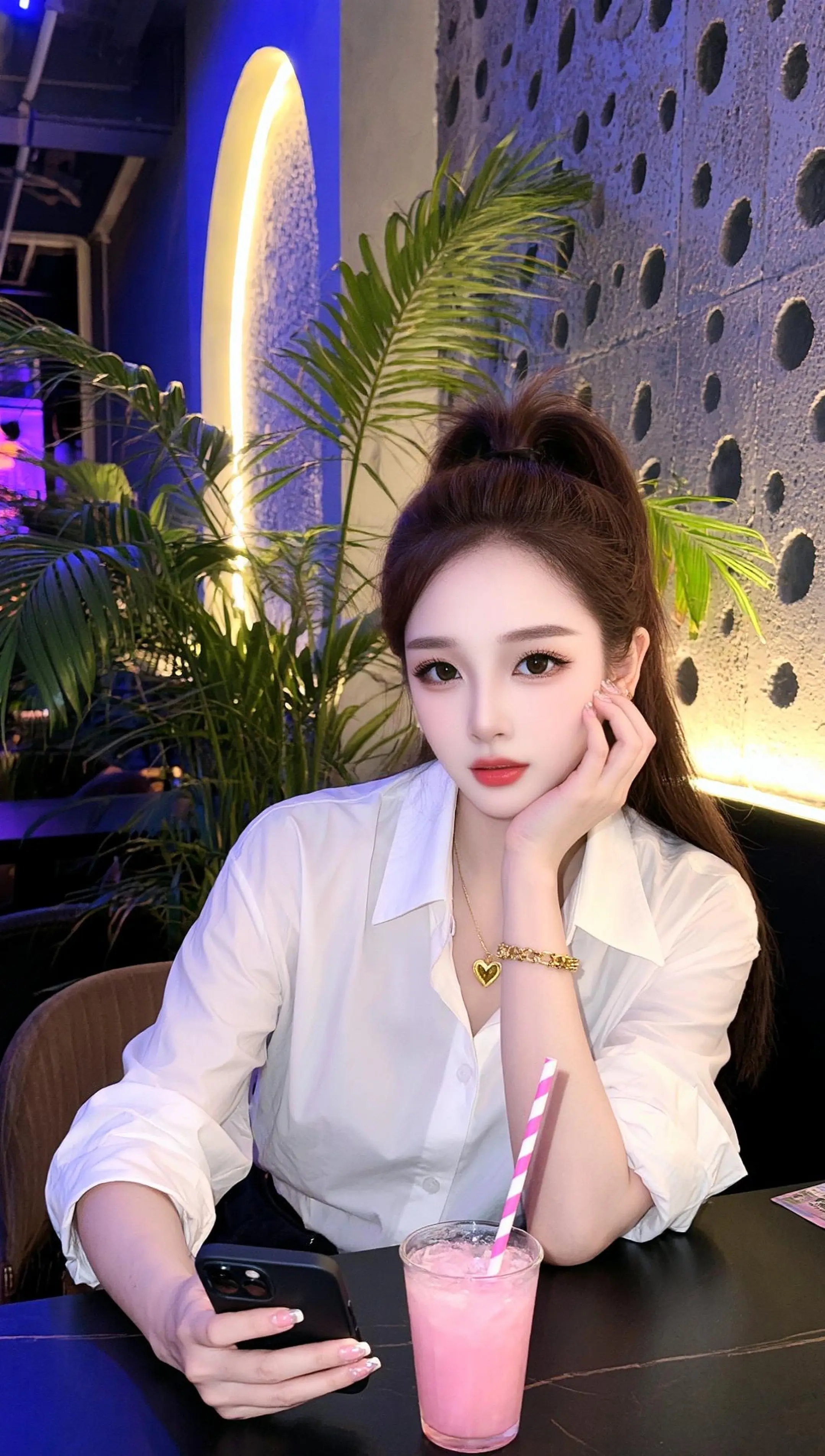 穿搭没有公式 日常穿搭分享 咖啡店穿搭 老派少女的ootd 清冷系ootd