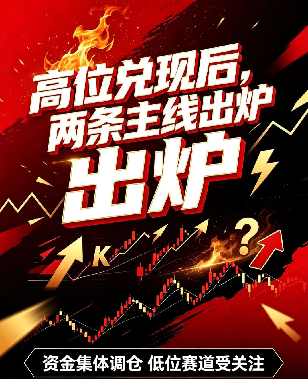 震荡行情两大核心主线，今日资金重点布局两大低位赛道主线一：大金融（指数护盘稳健主