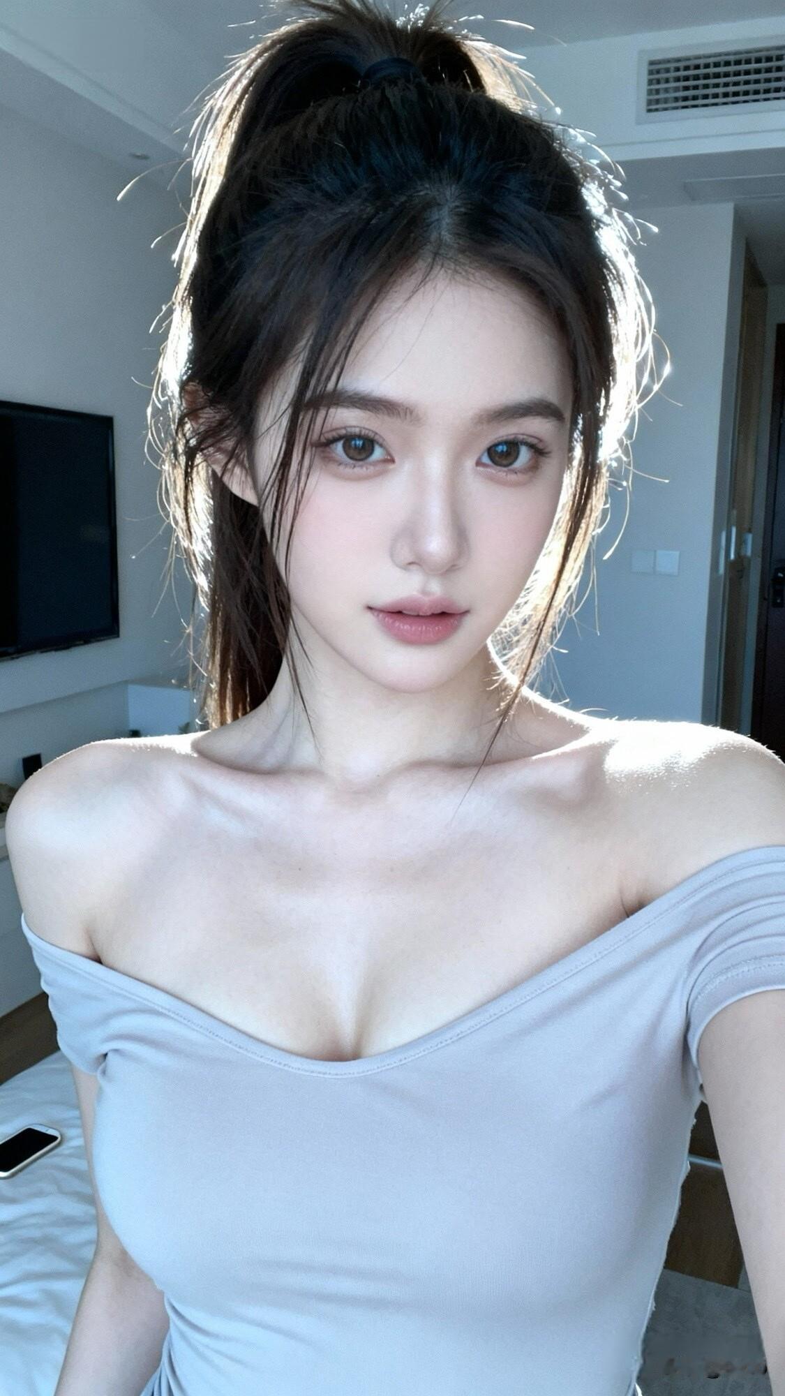 镜中人影动，似水年华流。