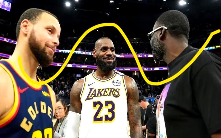 这更像是一场基于深厚友谊的“示好”
库里和追梦格林要亲自出马招募詹姆斯了！就等