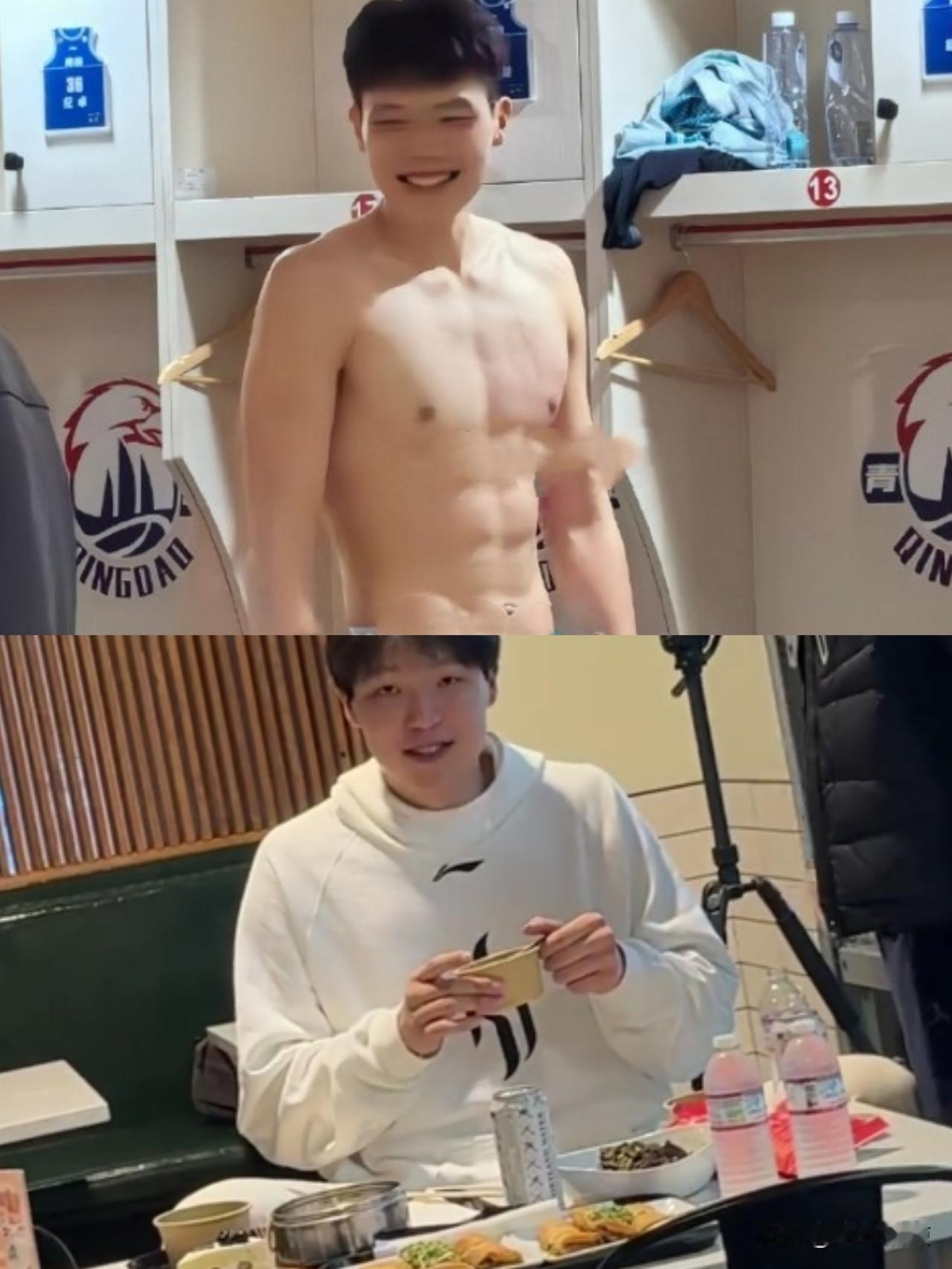 腹肌消失术，杨瀚森从八块腹肌到一身赘肉，被开拓者“养废”了

那个曾经在CBA赛