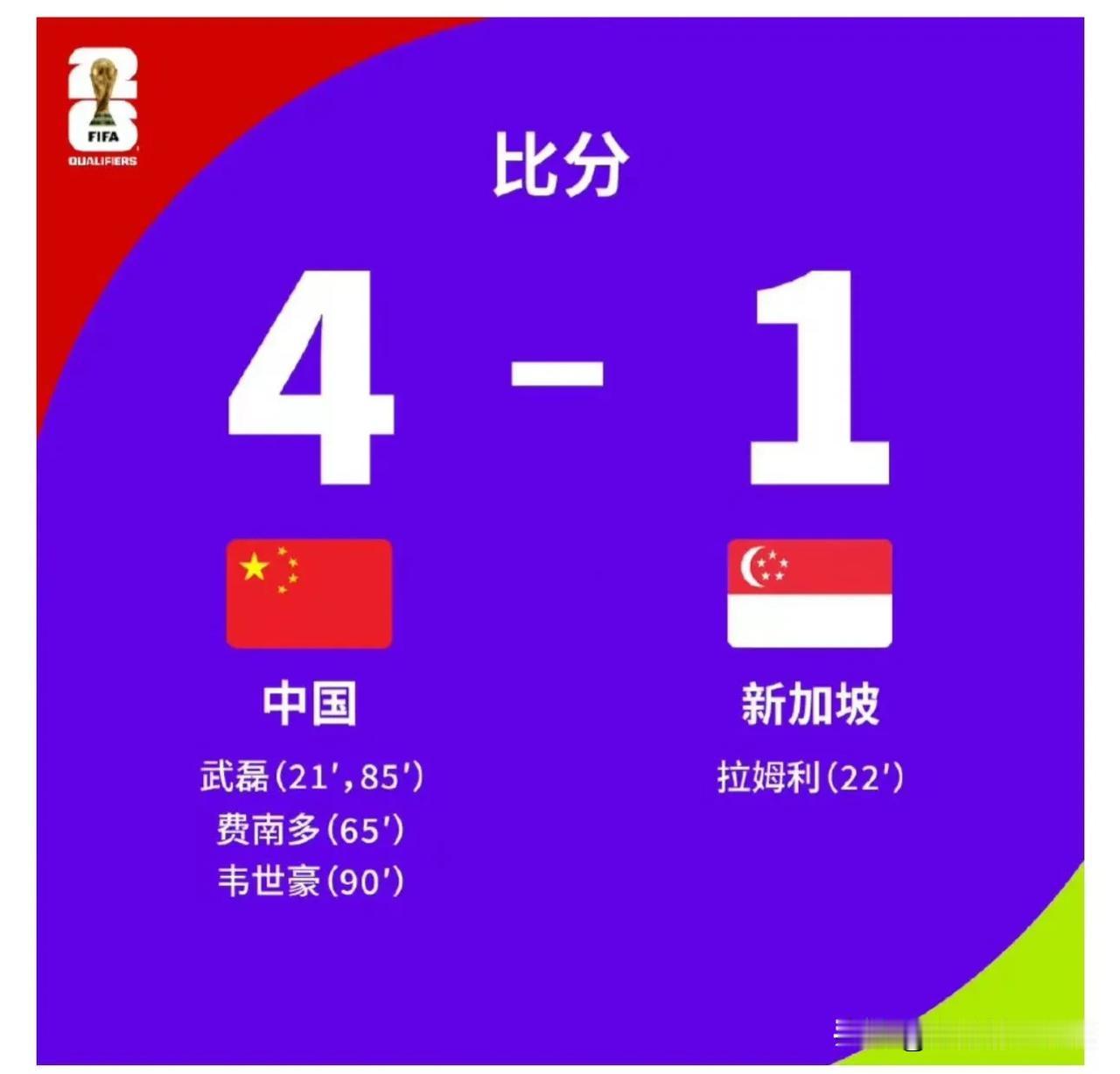 世界杯亚洲区预选赛国足大胜新加坡队
       2026年世界杯亚洲区预选赛中