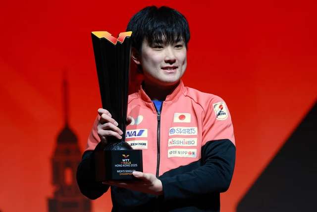 张本智和张本智和wtt香港总决赛2025新闻报道 20251219向世界第一再进