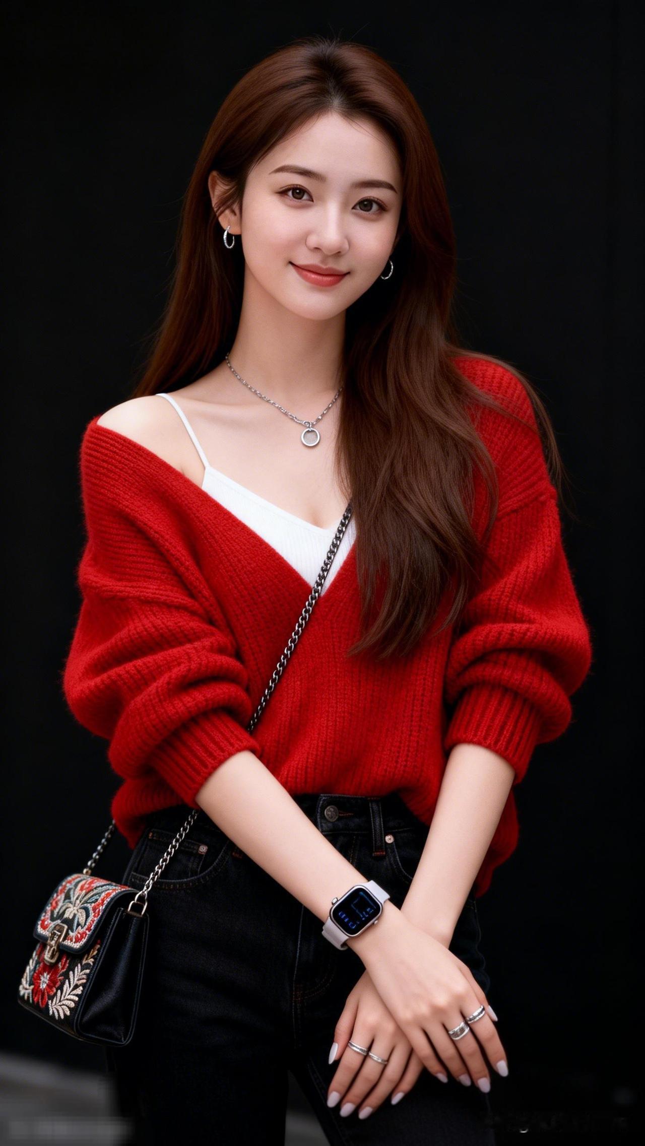 红衣美人，笑靥如花。什么样的穿搭可以成为气质女神? 元气少女穿搭指南💕