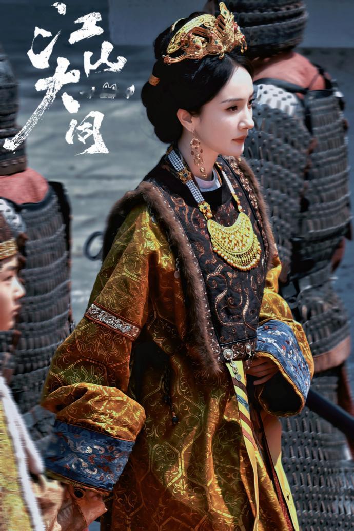 杨幂江山大同拍摄路透 