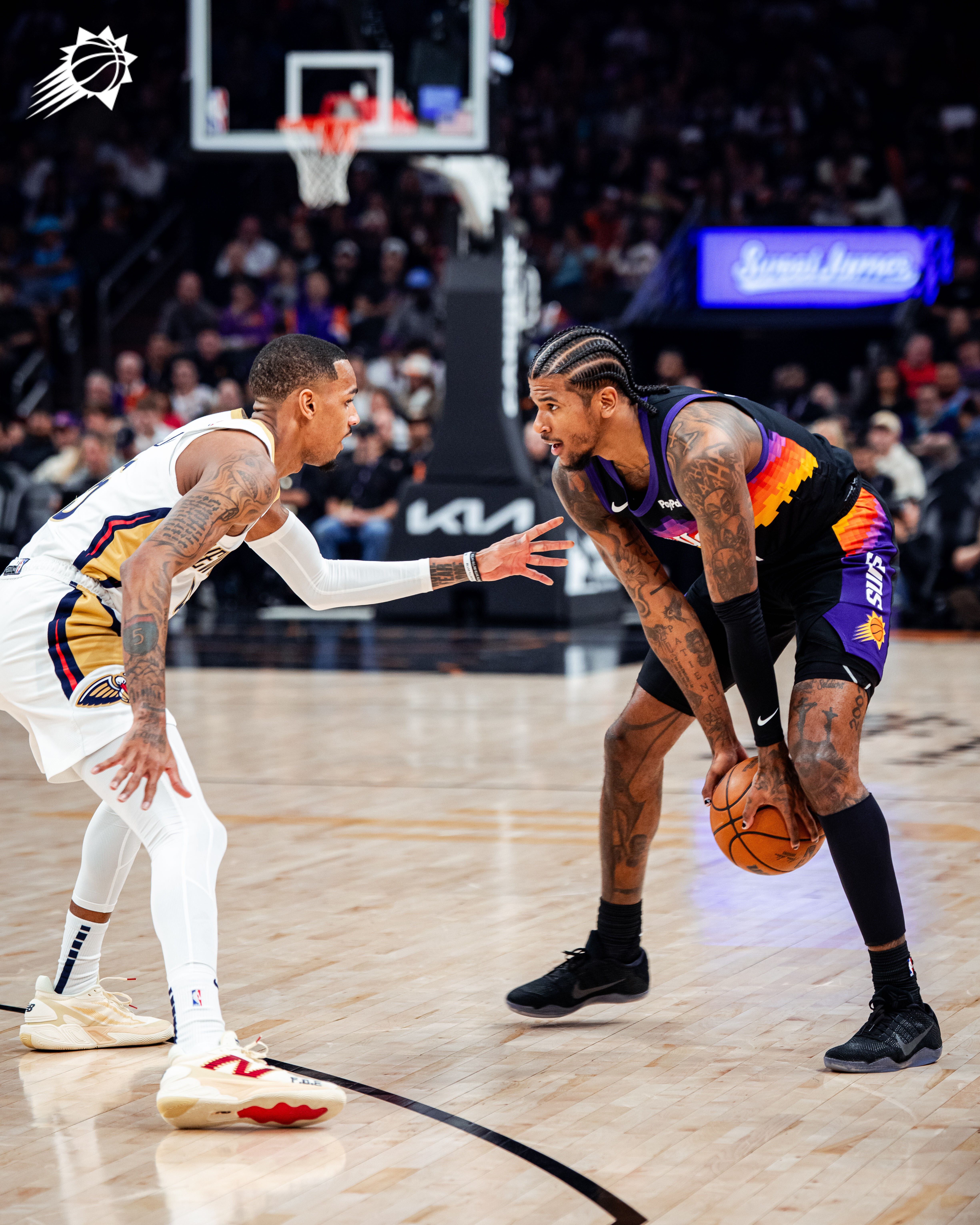 JG首节：8分2篮板，+3正负值菲尼克斯太阳 ｜旭日东升 ｜ 鹈鹕vs太阳