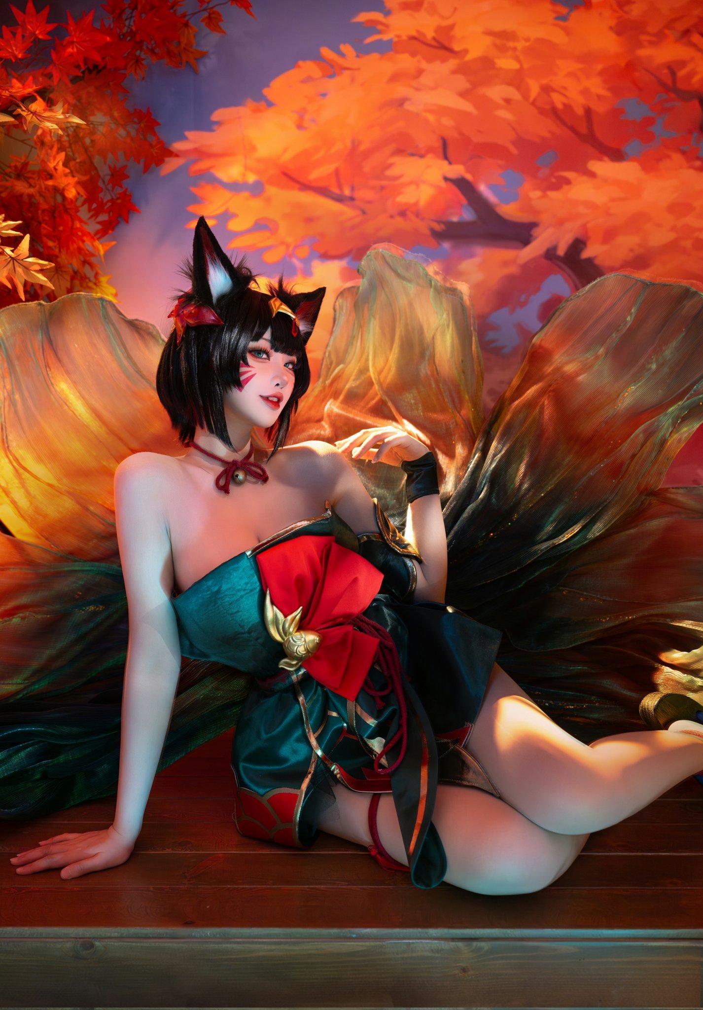 韩国Coser yasal莲华温泉 阿狸英雄联盟 ​​​