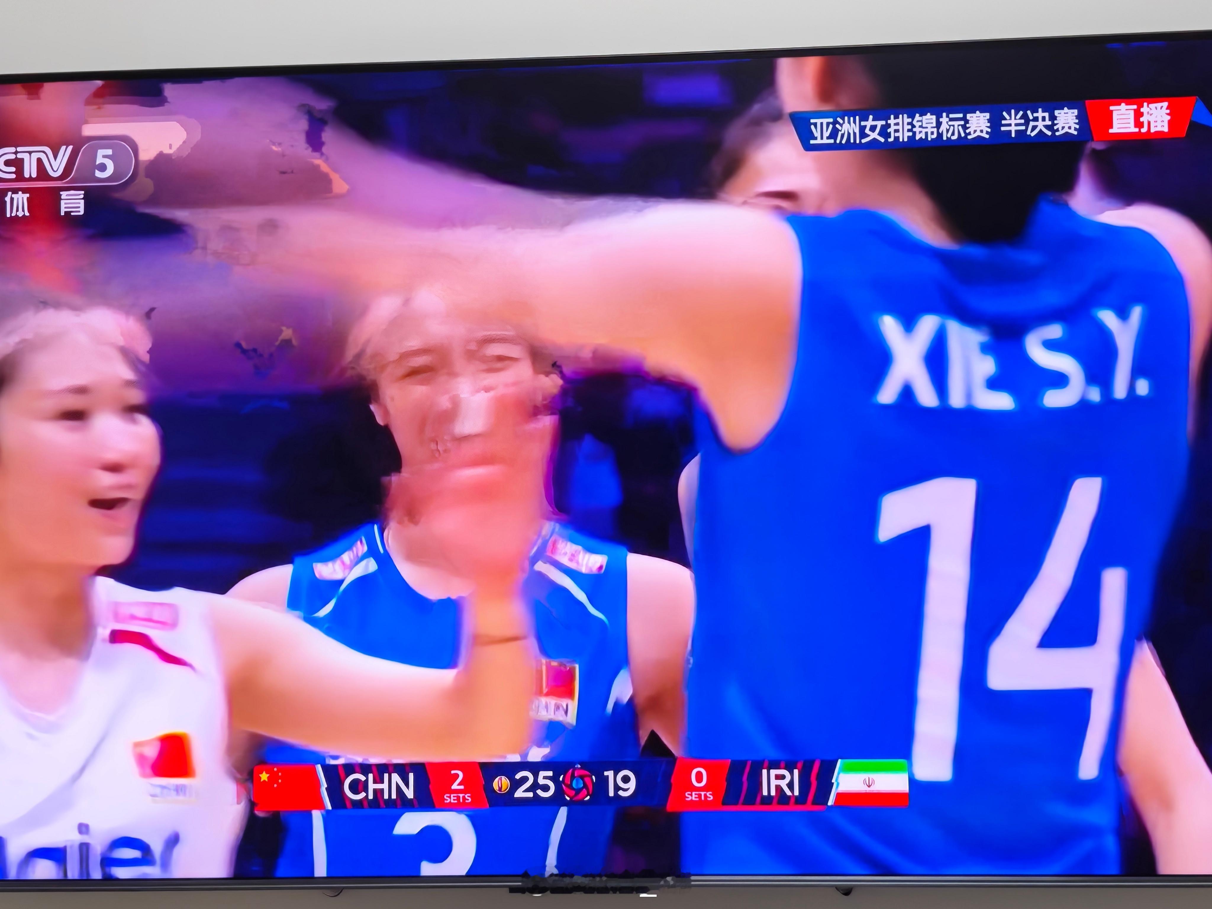 25-19，我们进决赛了！和泰国争奥运门票 ​​​