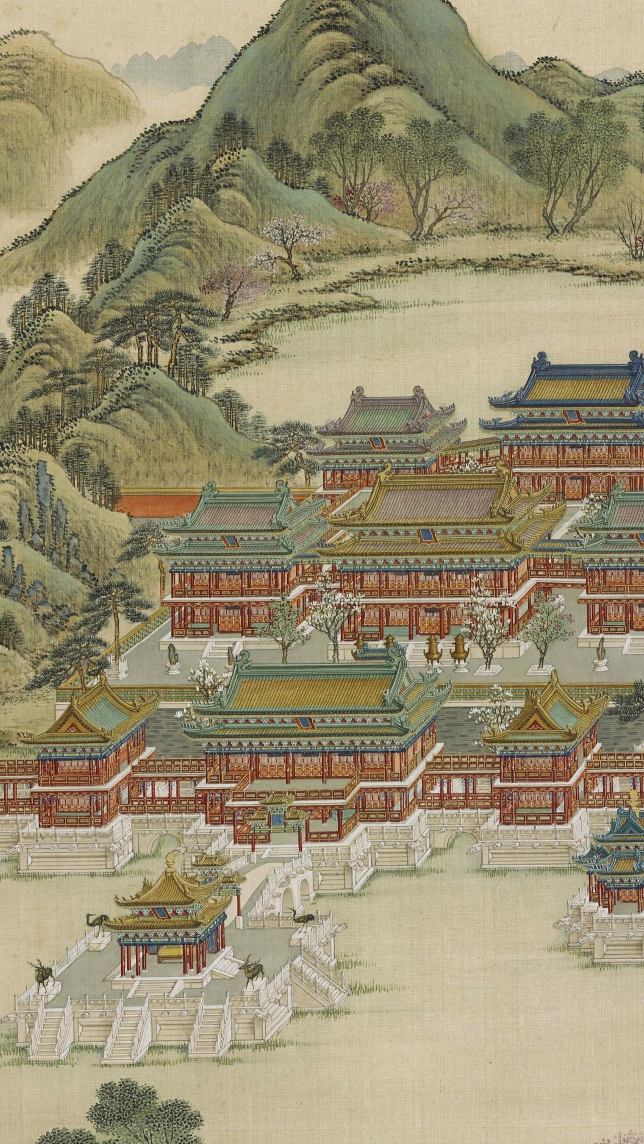 《圆明园四十景图》，它是目前唯一完整记录圆明园盛时面貌的图像档案。