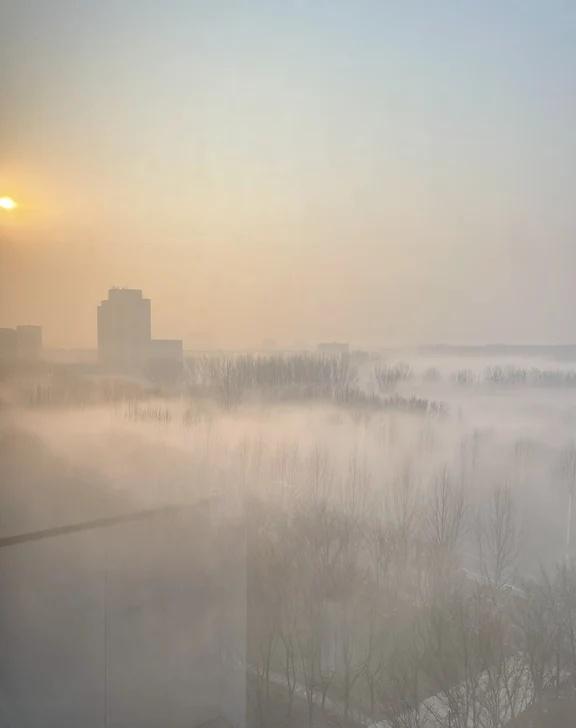 晨曦之约 晨雾缭绕