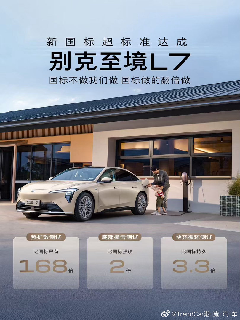 今天，“史上最严新国标”正式落地。别克至境L7同步推出新能源“无忧双保险”，以 