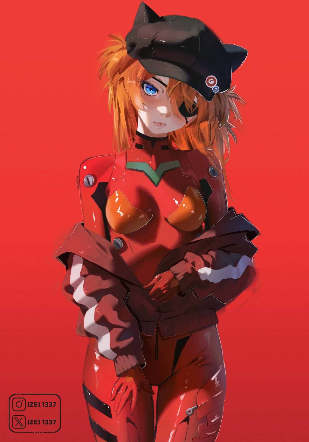 明日香——EVA——画师: izei，网页链接