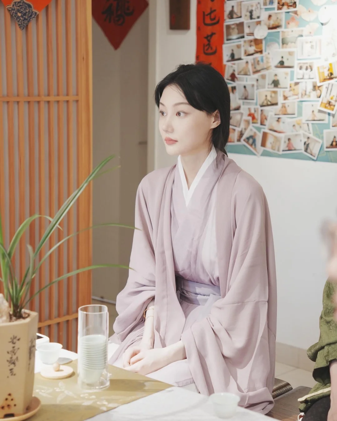 妹妹说紫色很有韵味