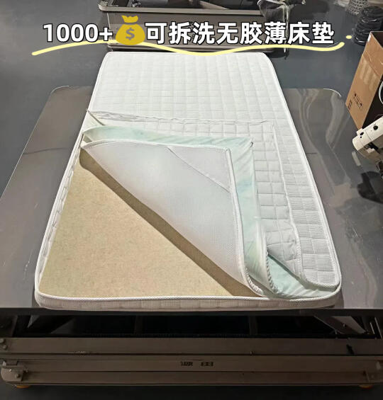1000💰➕丨全拆S型0胶薄床垫 功课没白做！