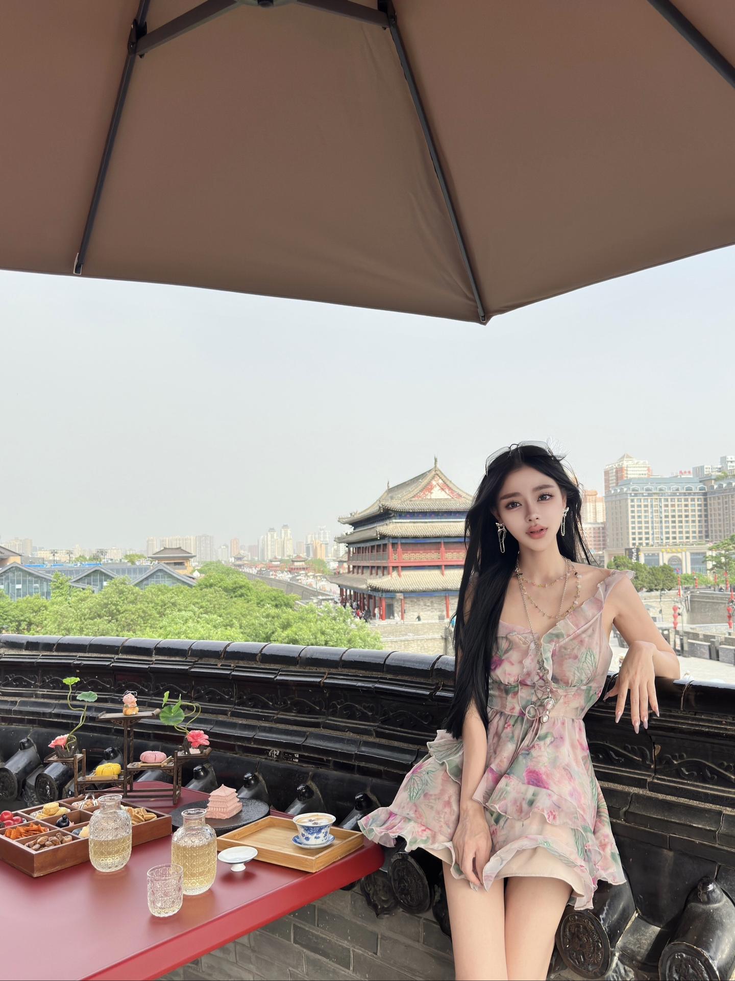 五一我在城墙等你。来西安的宝宝小心你们的小裙子哇🤦🏻‍♀️