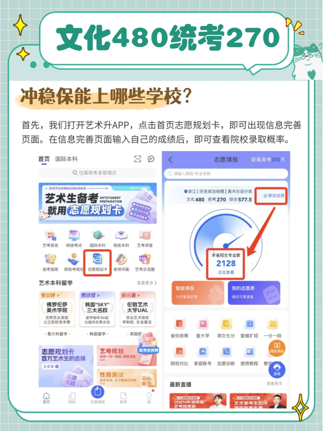 文化480，统考270能上什么学校？该如何规划