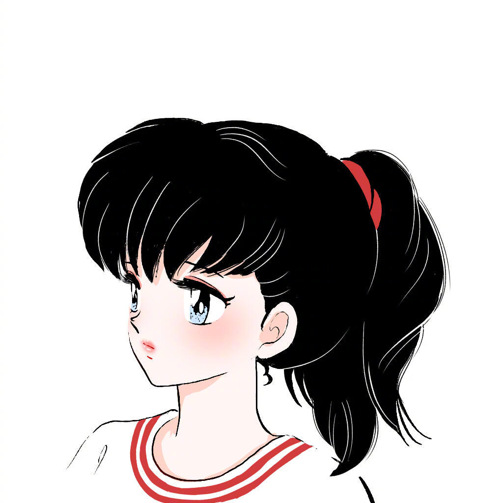 原画的戈薇太美了永远的元气少女✨笔触勾勒绝色眉眼，灵动眉眼自带柔光，旧版原画把戈