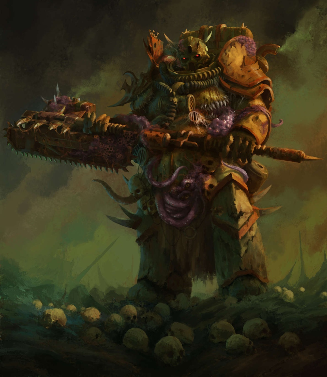 战锤40k 纳垢冠军by Rostyslav Zagornov 