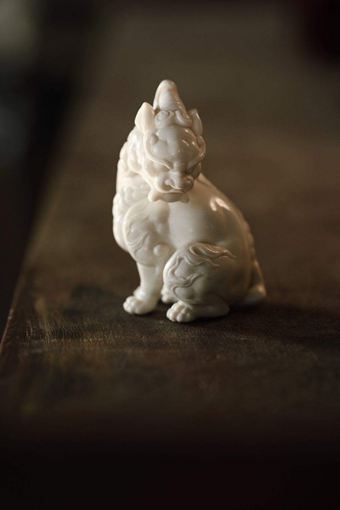 鹿角 | 獬豸獬豸瑞兽，能辨曲直，纯手工雕刻细腻，形态生动，威武霸气，置于案头，