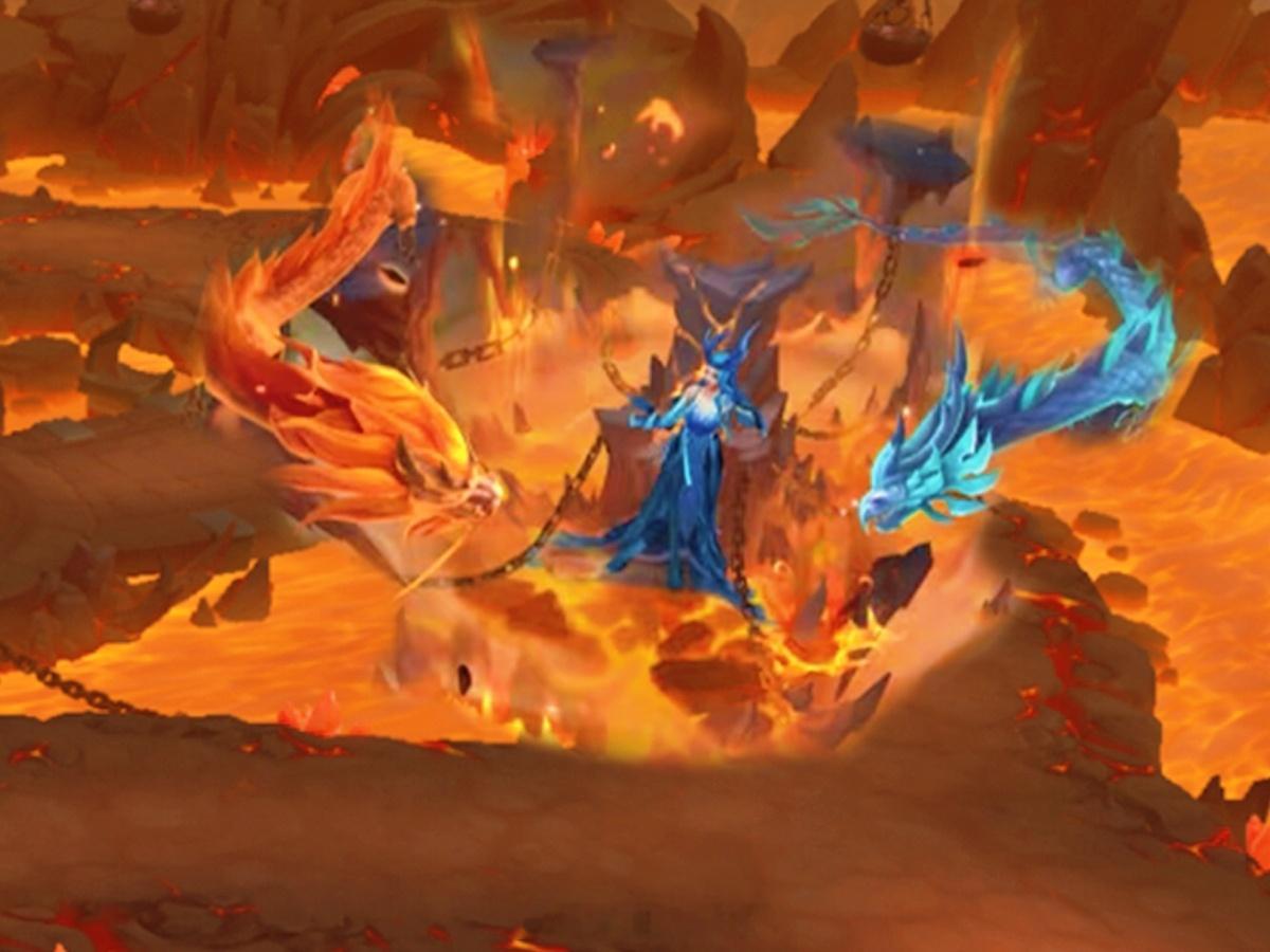 芈月火焰山唯一指定用皮，感觉一不小心踩到，都要掉血的程度！王者荣耀