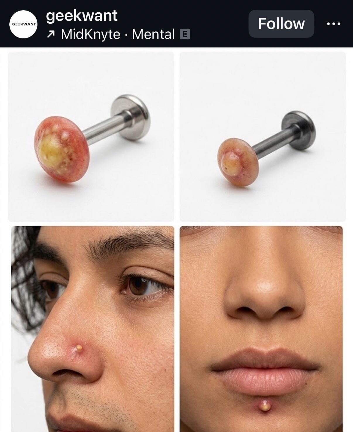 以防你不想给家人知道你穿孔：memes