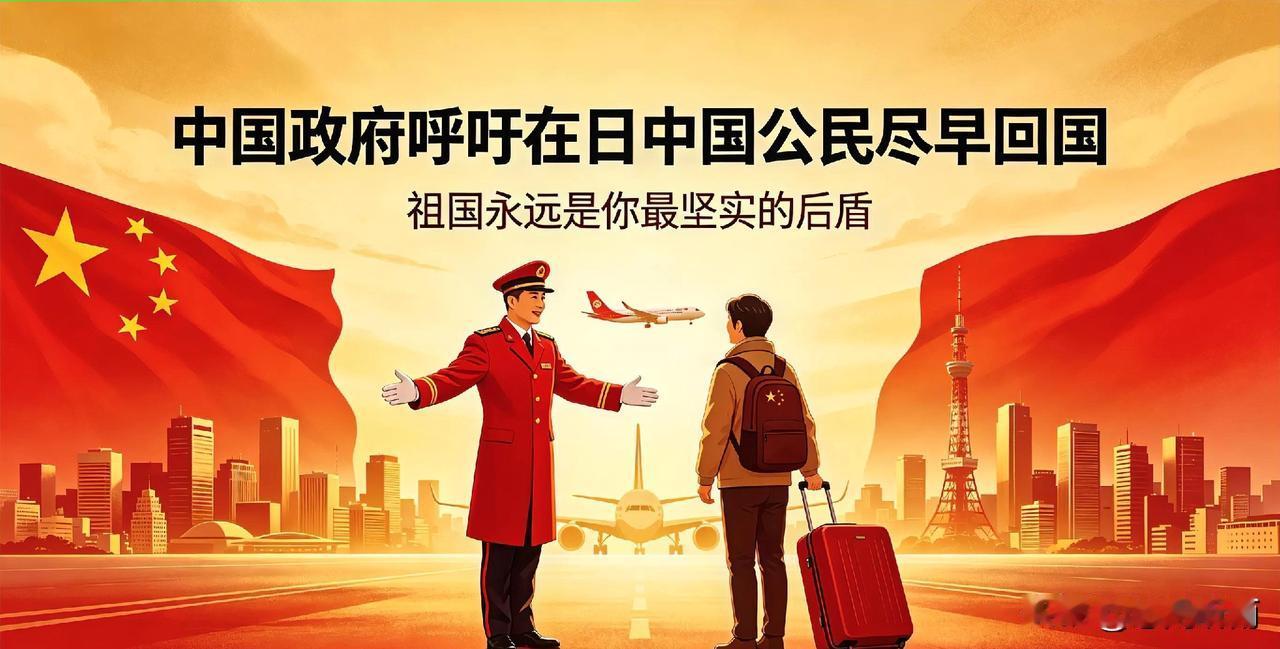 历史教训要牢记：警惕日本对华挑衅，同胞请尽早平安回国
 
近期，中国政府发出重要