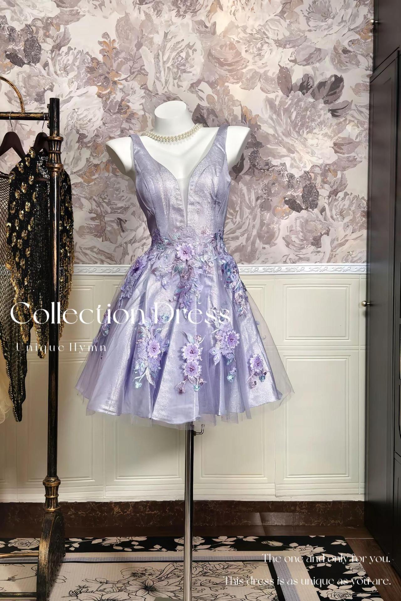 【已出欣赏】🦋168。礼服 成人礼 裙子 紫色