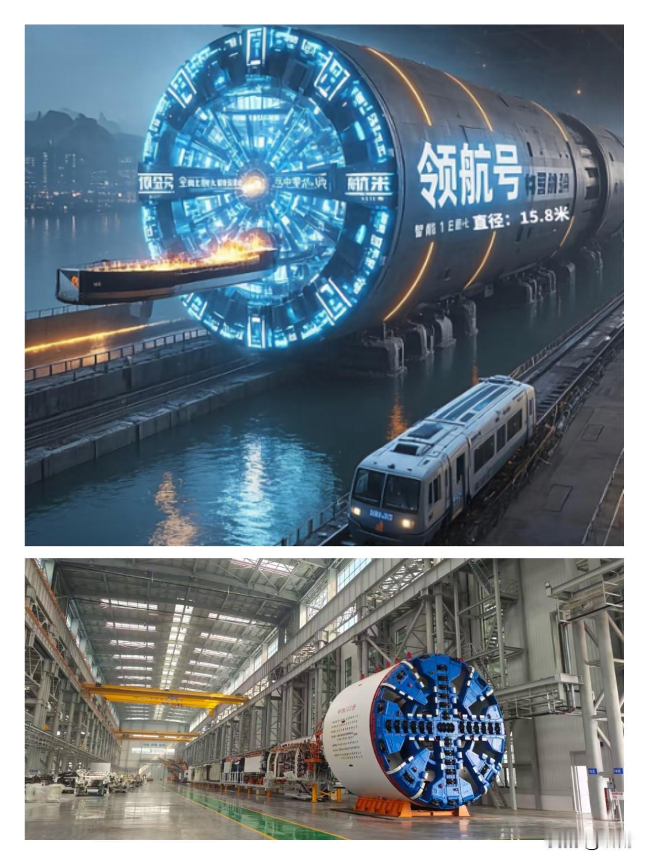 中铁新津区工厂朋友的话太震撼了！谁能想到，曾经被国外垄断的盾构机领域，如今中国居