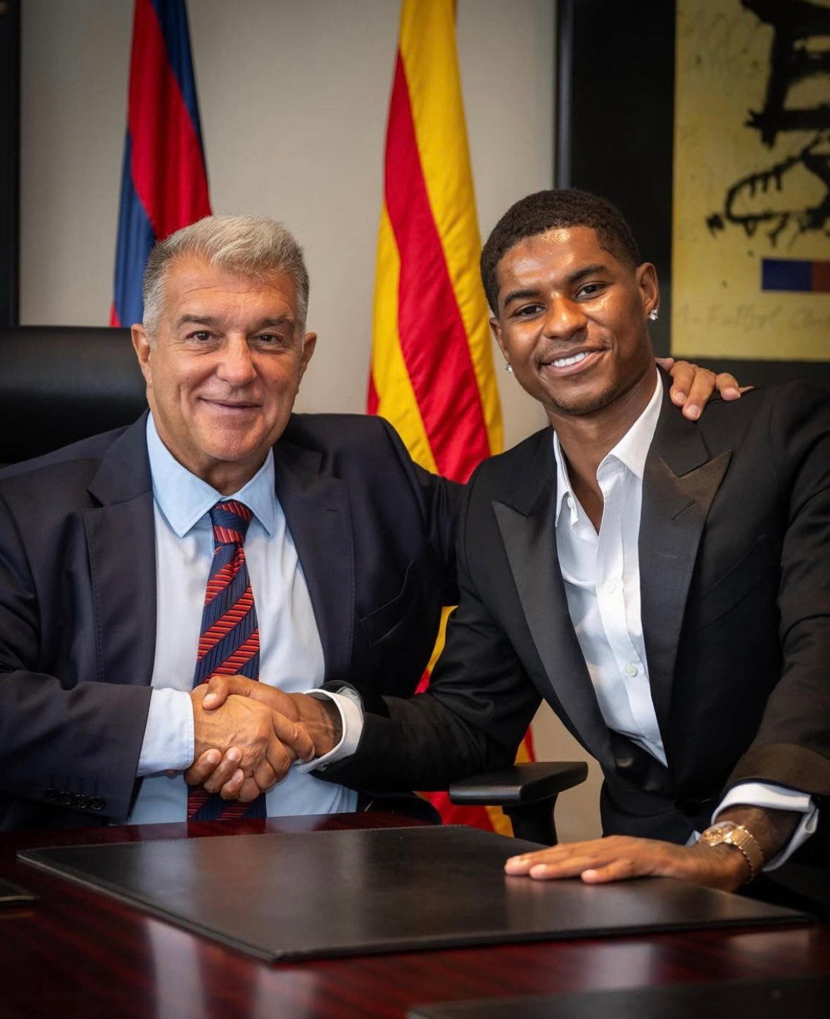 拉波尔塔：拉什福德在进球和助攻方面表现非常出色。为了巴萨的利益，我们将确保拉什福