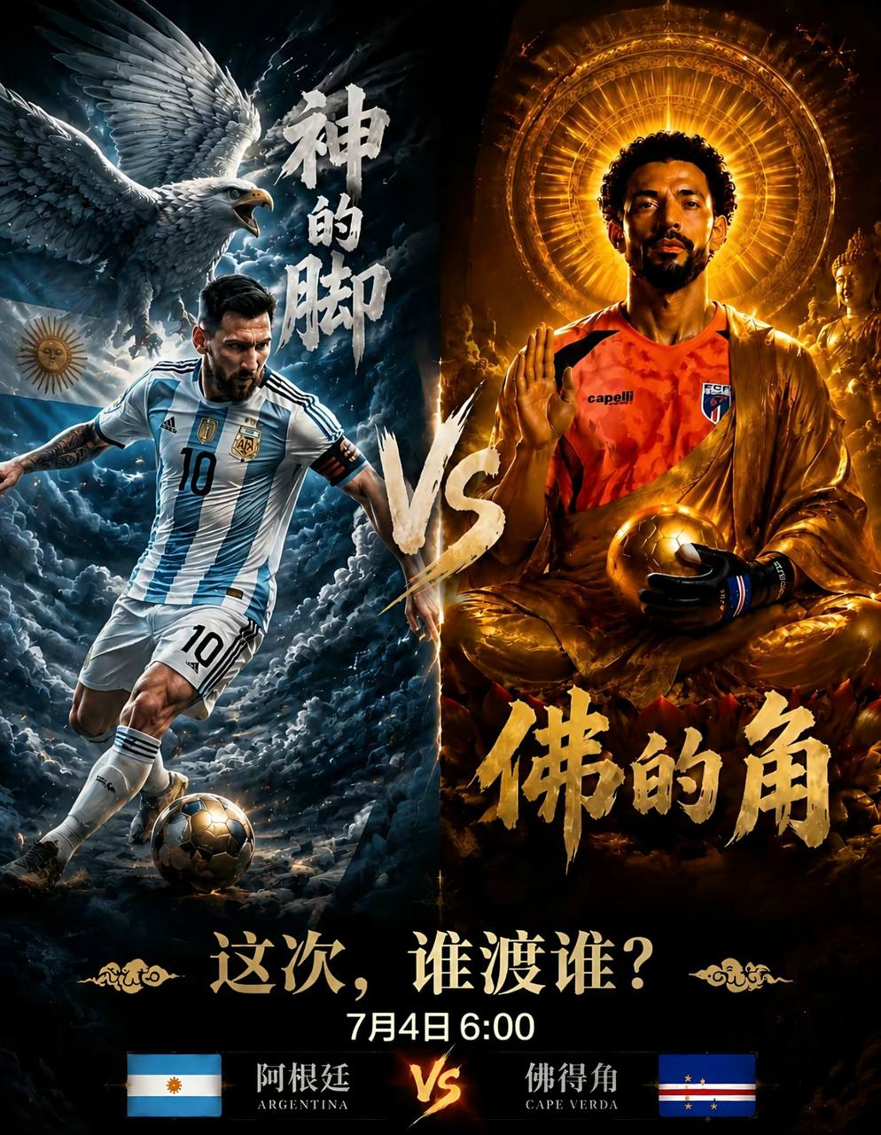 🔥大叔世界杯淘汰赛深度观察｜阿根廷VS佛得角：强弱对话之下，真正决定比赛的或许