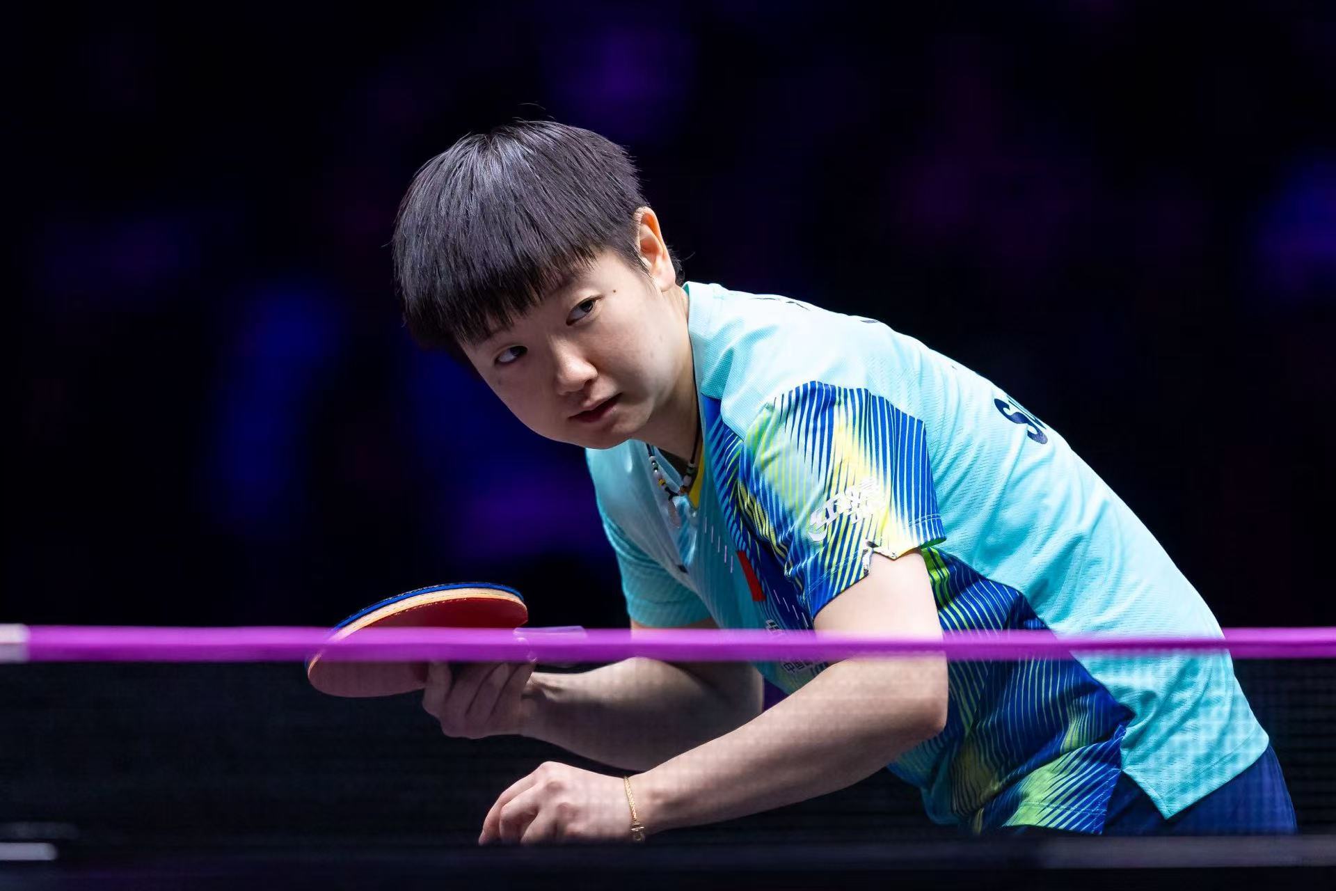 孙颖莎2比4蒯曼终于可以提前休息休息了，下一站加油尝一下重庆美食孙颖莎止步重庆赛