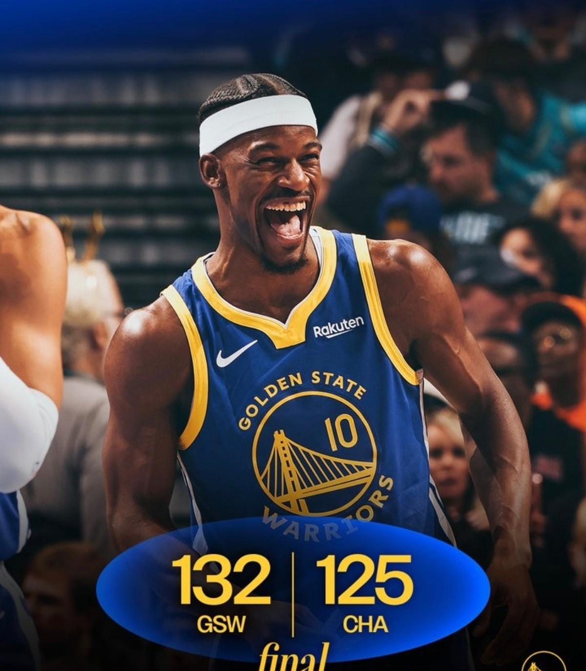 132-125！一觉醒来勇士战胜黄蜂，拿下新年第一场胜利！勇士战绩18胜16负，