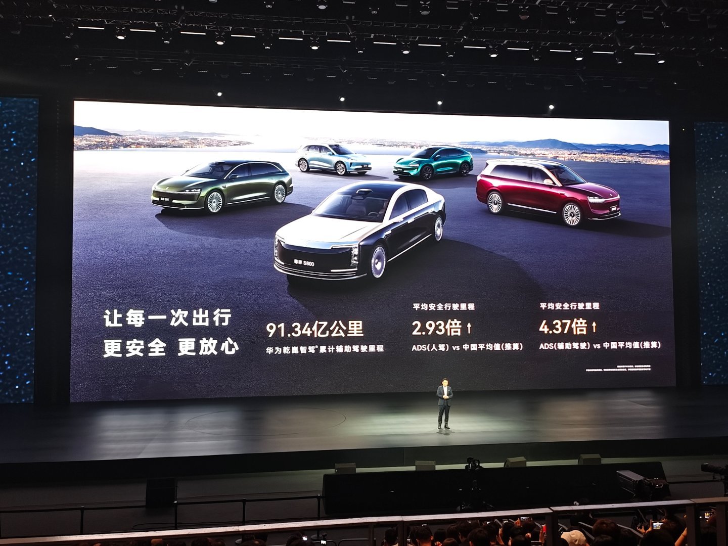 全新一代问界M9 发布会开始啦 鸿蒙智行全系累计123万辆+；已经累计避免429