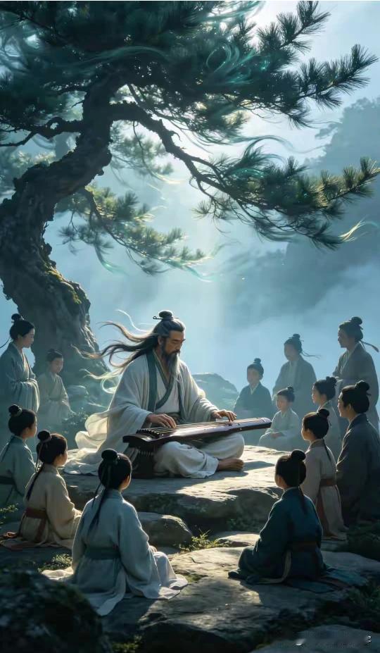 续句诗：
一画开天启混沦，
弦歌雅乐定人伦。
卦成万象文明始，
华夏文明始传承。