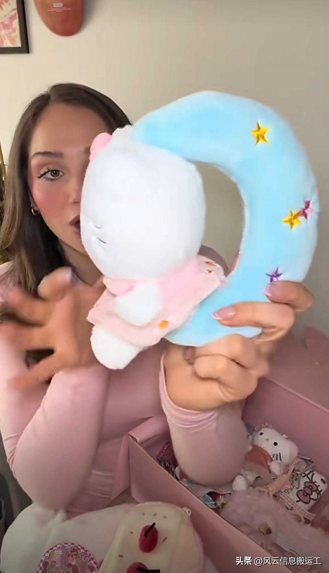 外网上，国外小姐姐开始流行起去买中国电商的幸运盲勺 ，这个女生买了三勺，花费21